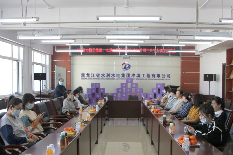 凝聚巾幗正能量 立足崗位做貢獻(xiàn)——沖填公司三八節(jié)女職工座談會(huì)
